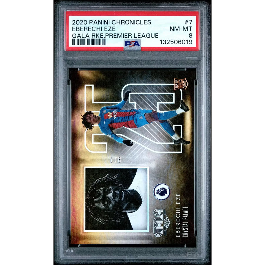Eberechi Eze 2020 Panini Chronicles Gala Rookie Card | PSA 8