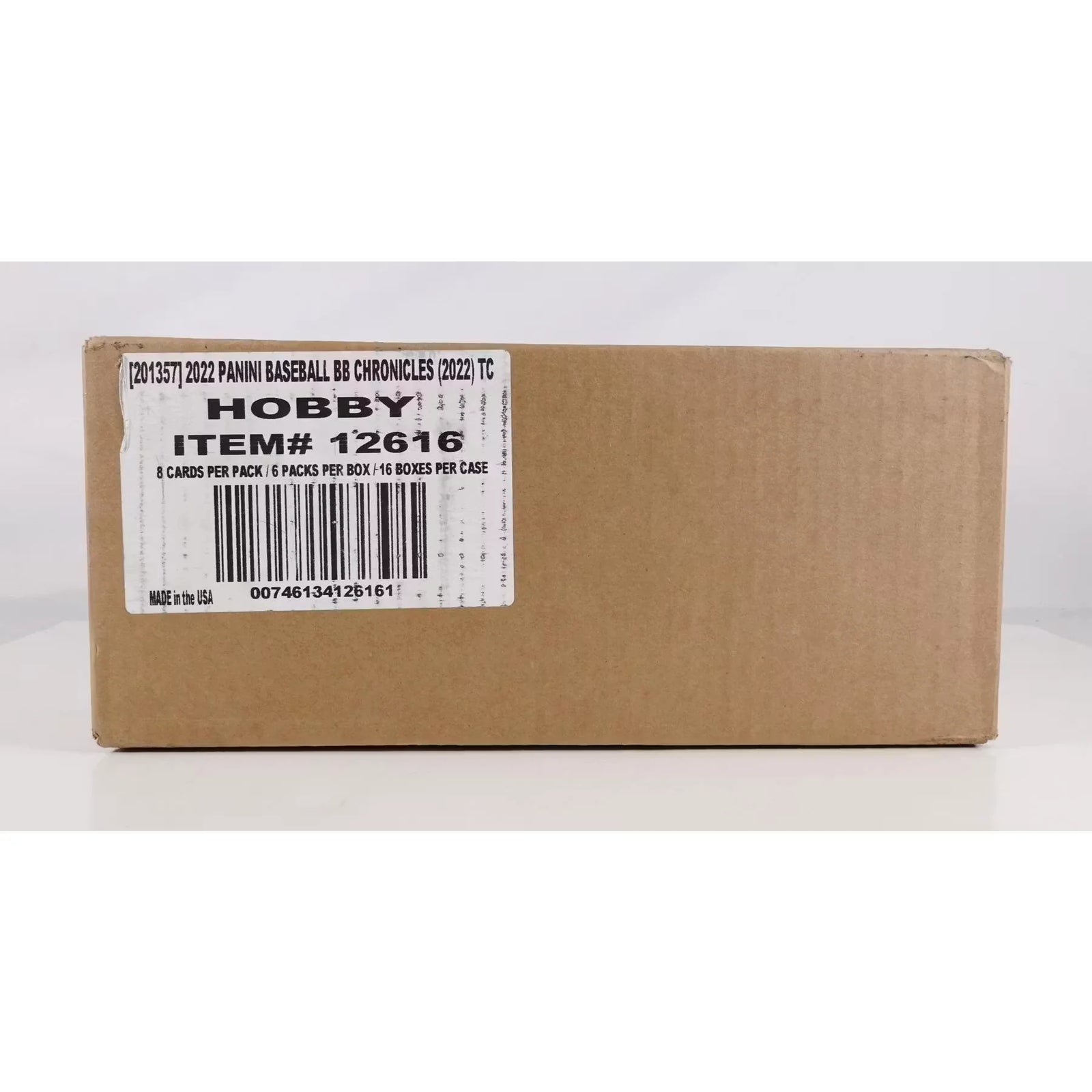 2022 Panini Chronicles Baseball Hobby 16-Box Case (Ships Sealed Only)