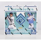 DRAFT - Just In 2022 Panini Chronicles Baseball Hobby Box