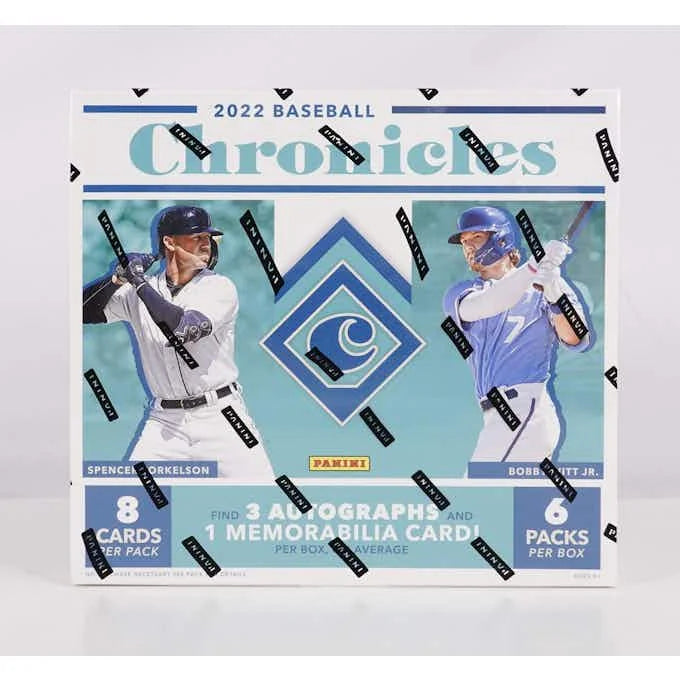 DRAFT - Just In 2022 Panini Chronicles Baseball Hobby Box