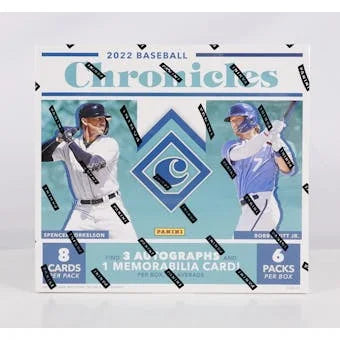DRAFT - Just In 2022 Panini Chronicles Baseball Hobby Box