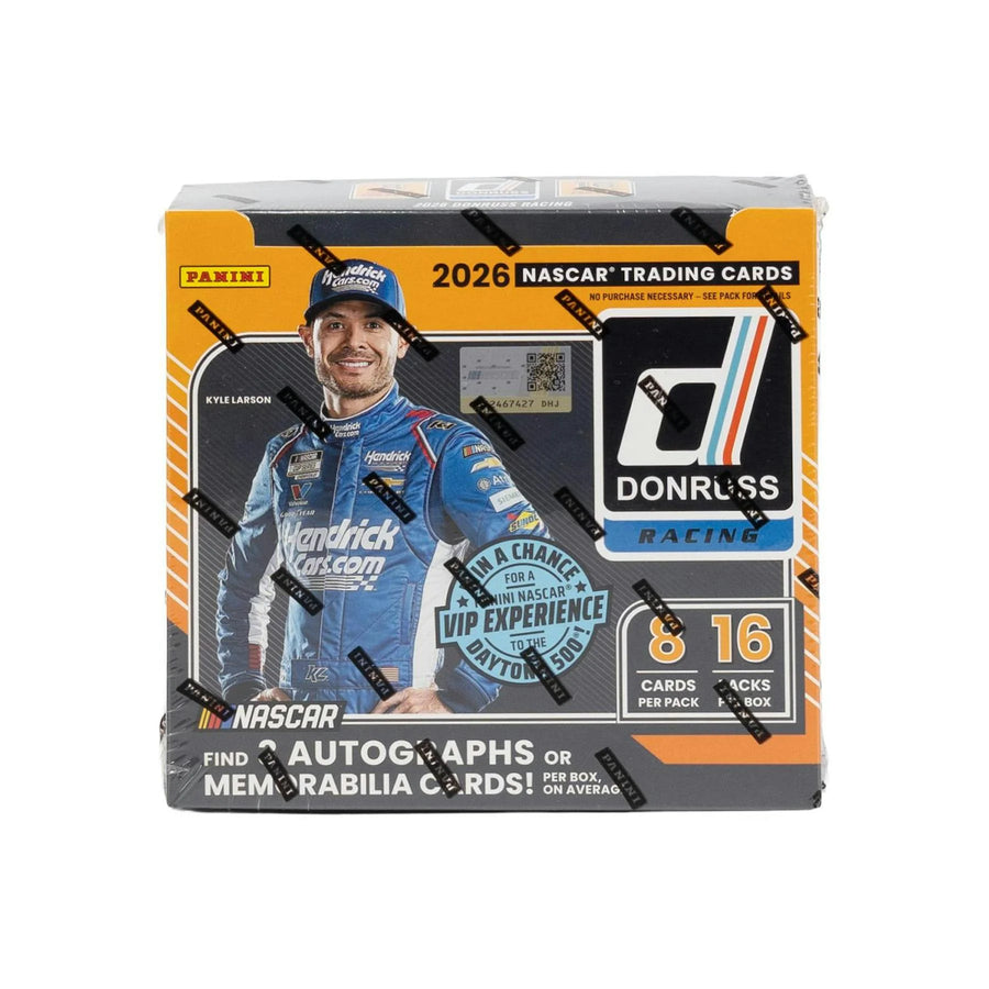DRAFT - 2026 Panini Donruss NASCAR Racing Hobby Box | dacardworld:BVE90S7D9N
