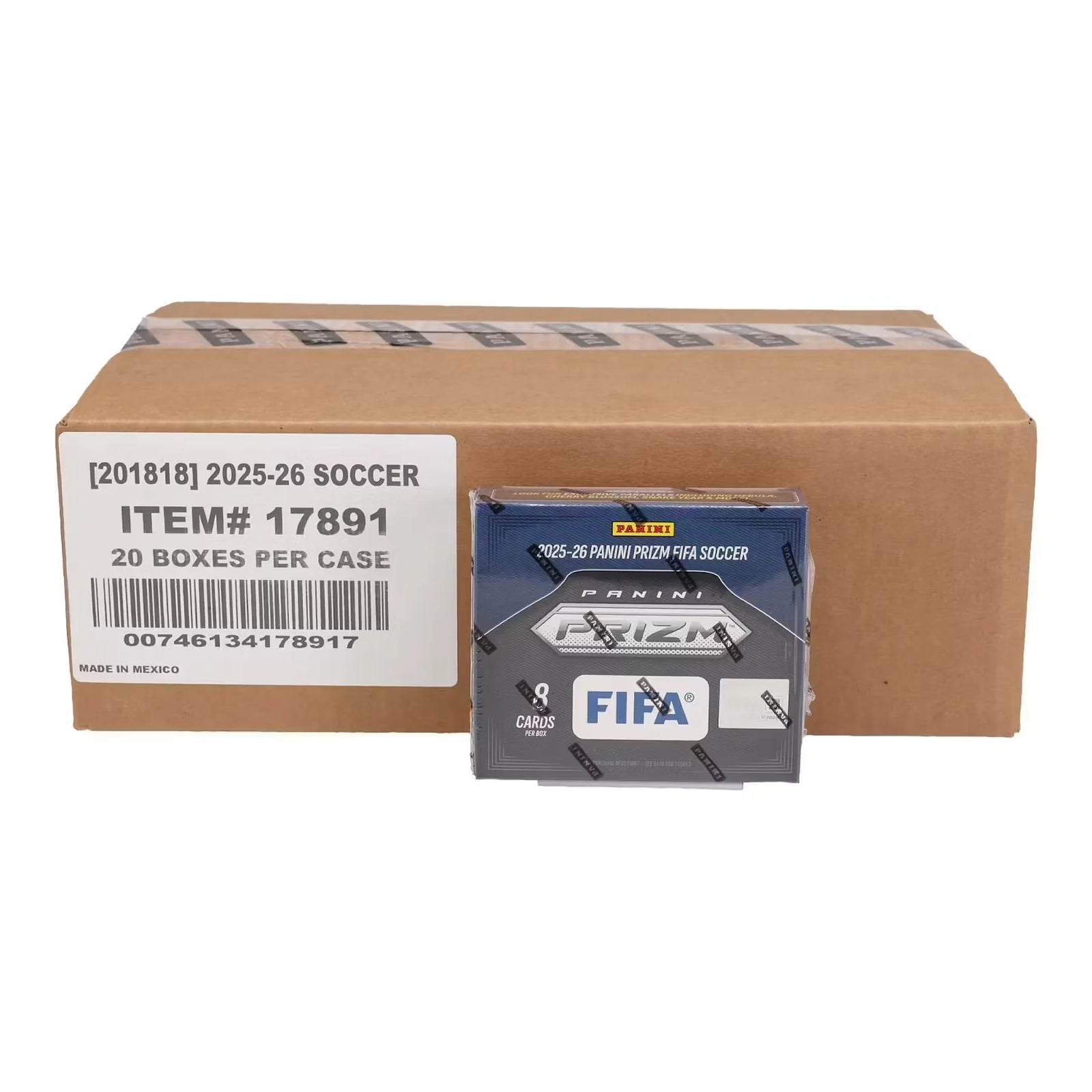 DRAFT - 2025-26 Panini Prizm FIFA Soccer Choice 20-Box Case | Presell