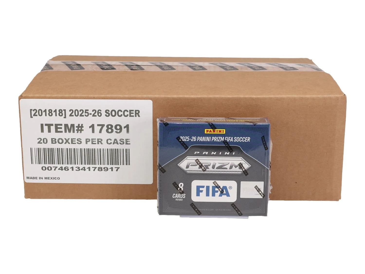 DRAFT - 2025-26 Panini Prizm FIFA Soccer Choice 20-Box Case | Presell