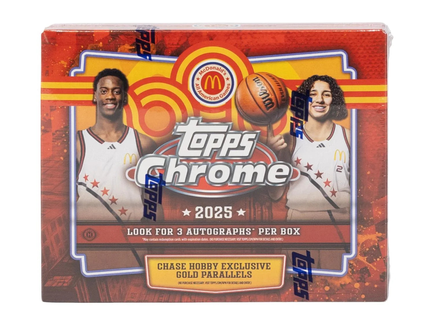 DRAFT - 2025 Topps Chrome McDonald's All American Basketball Hobby Box