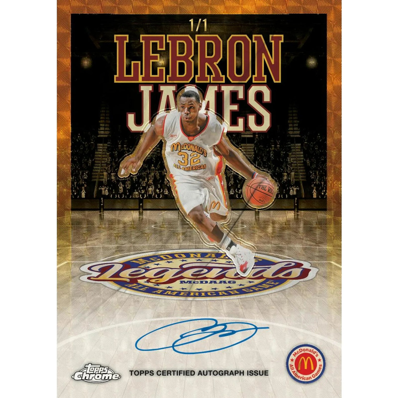 DRAFT - 2025 Topps Chrome McDonald's All American Basketball Hobby Box