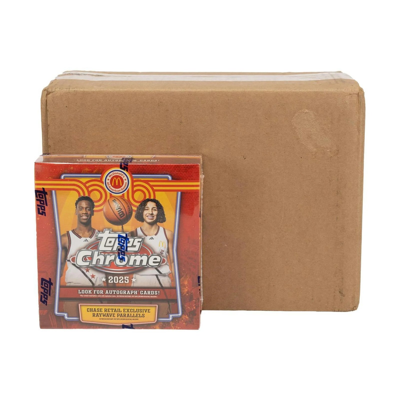 DRAFT - 2025 Topps Chrome McDonald's All American Basketball Hobby 12-Box Case