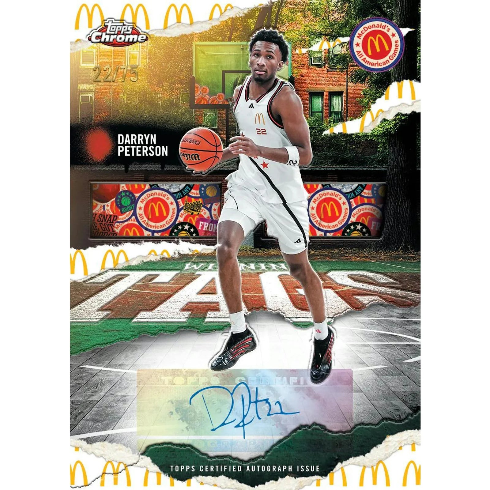 DRAFT - 2025 Topps Chrome McDonald's All American Basketball Hobby 12-Box Case