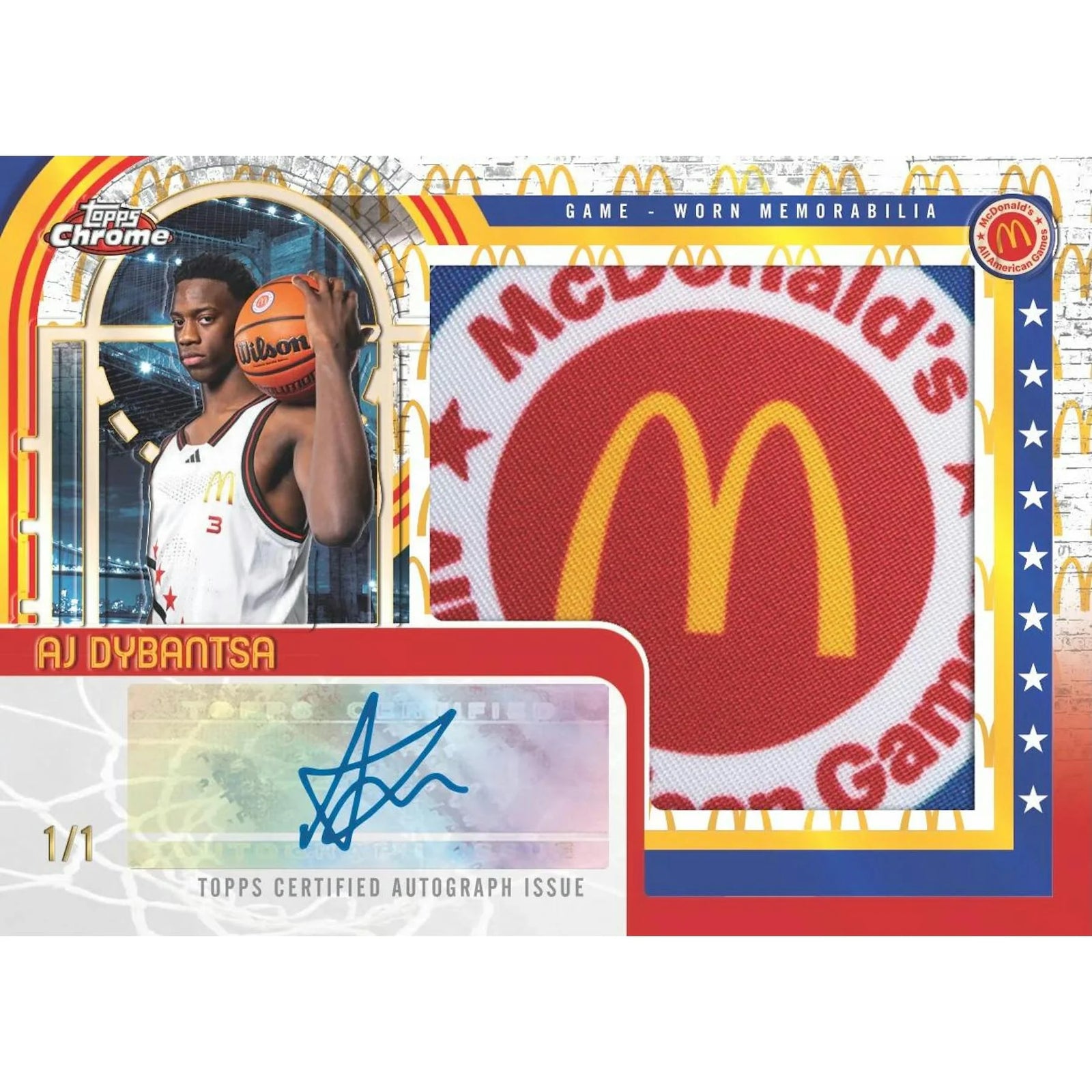 DRAFT - 2025 Topps Chrome McDonald's All American Basketball Hobby 12-Box Case