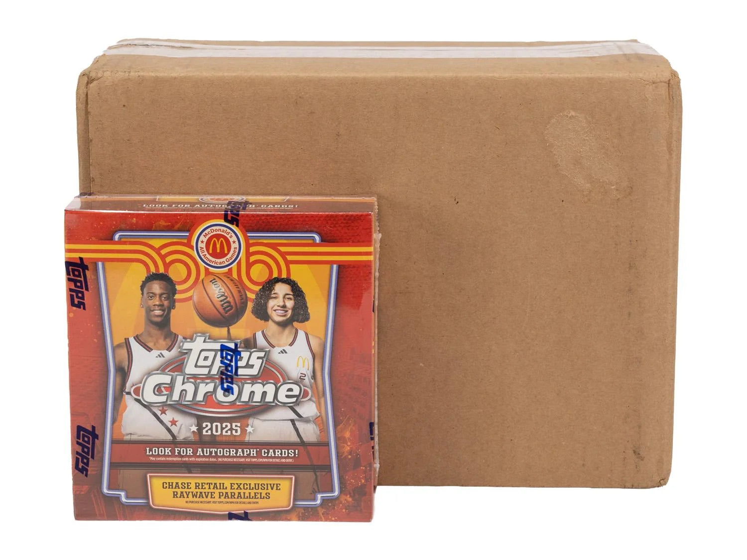 DRAFT - 2025 Topps Chrome McDonald's All American Basketball Hobby 12-Box Case