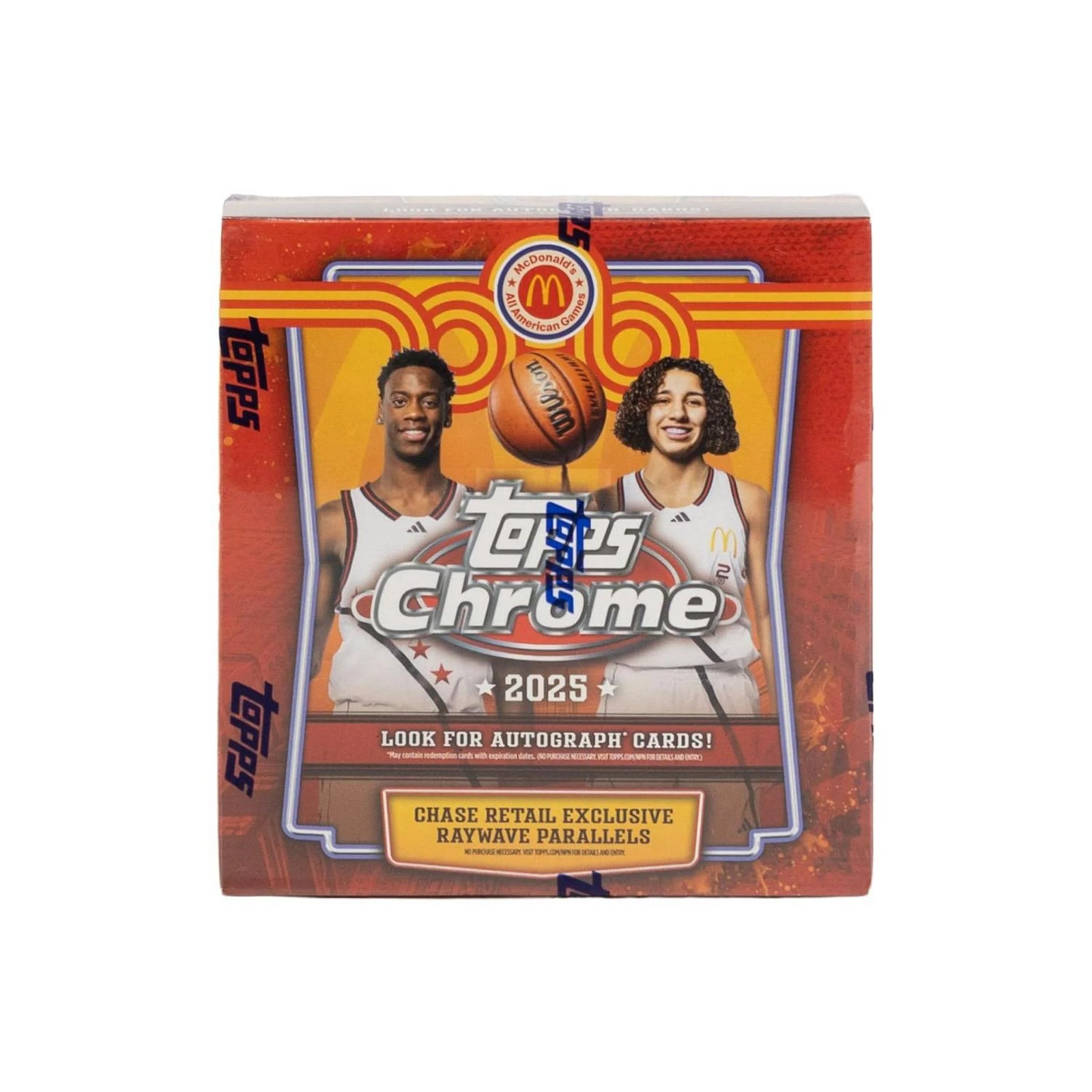 DRAFT - 2025 Topps Chrome McDonald's All American Basketball Hobby 12-Box Case