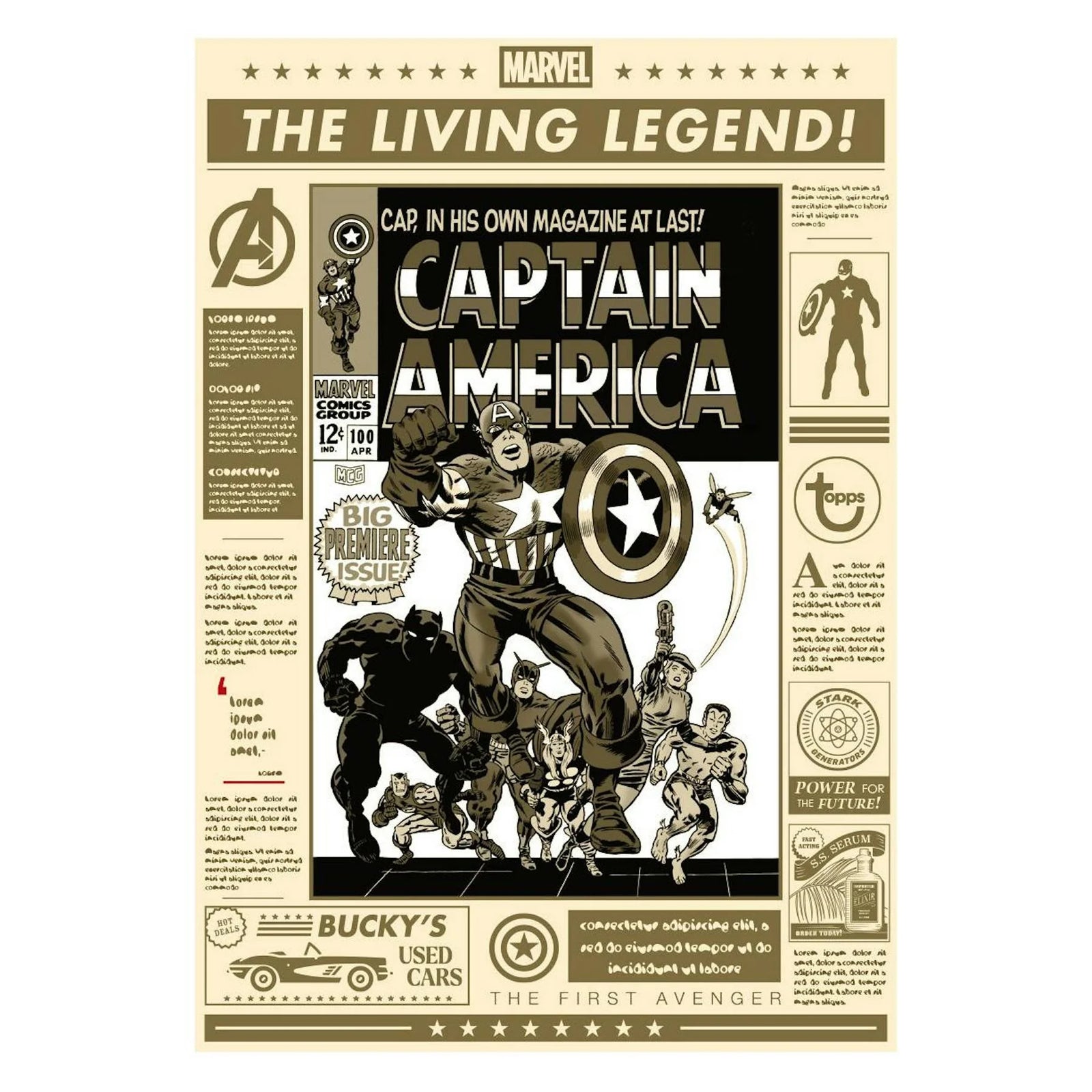 DRAFT - 2026 Topps Marvel Brooklyn Collection Captain America Hobby Box | dacardworld:BVEA0KU9O1