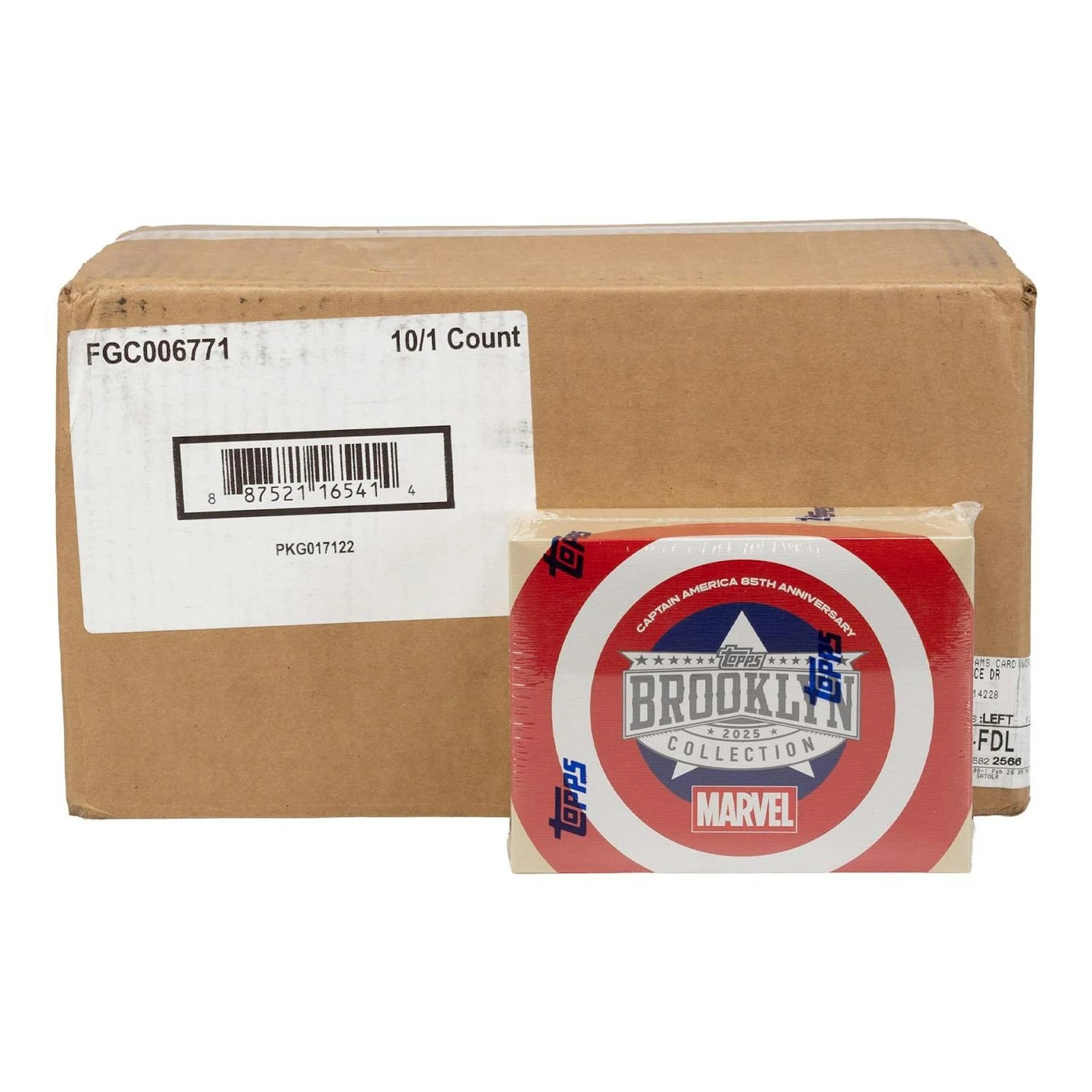 DRAFT - 2026 Topps Marvel Brooklyn Collection Captain America Hobby 10-Box Case