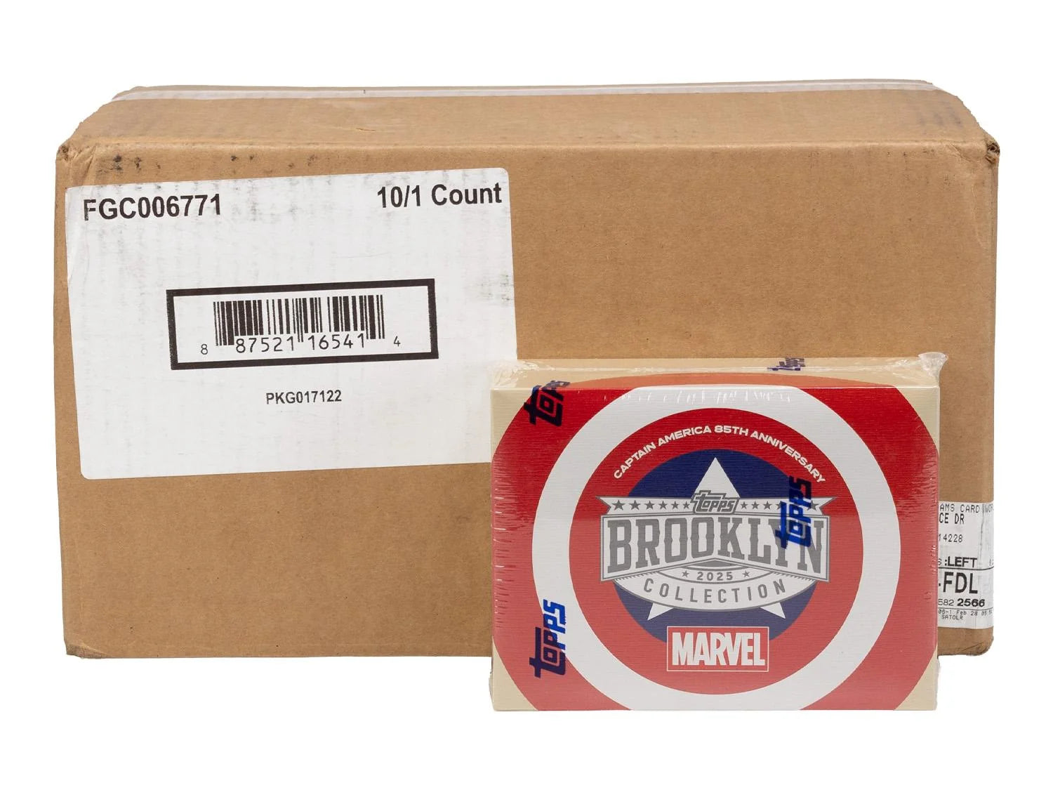 DRAFT - 2026 Topps Marvel Brooklyn Collection Captain America Hobby 10-Box Case