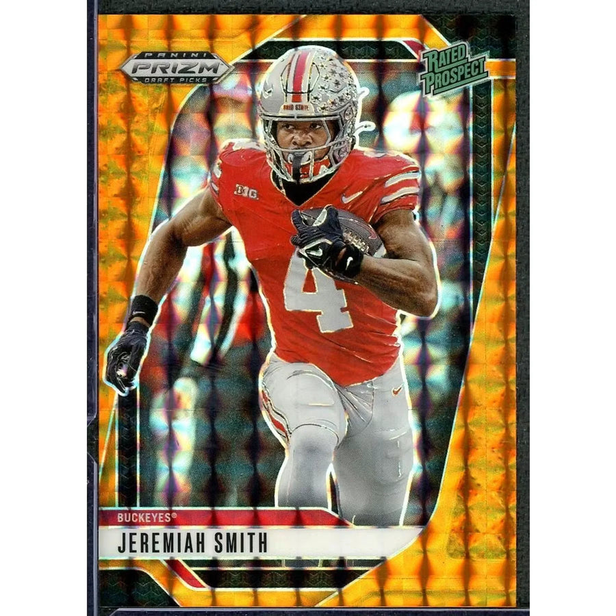 Jeremiah Smith 2025 Panini Prizm Draft Picks Orange Finite #160