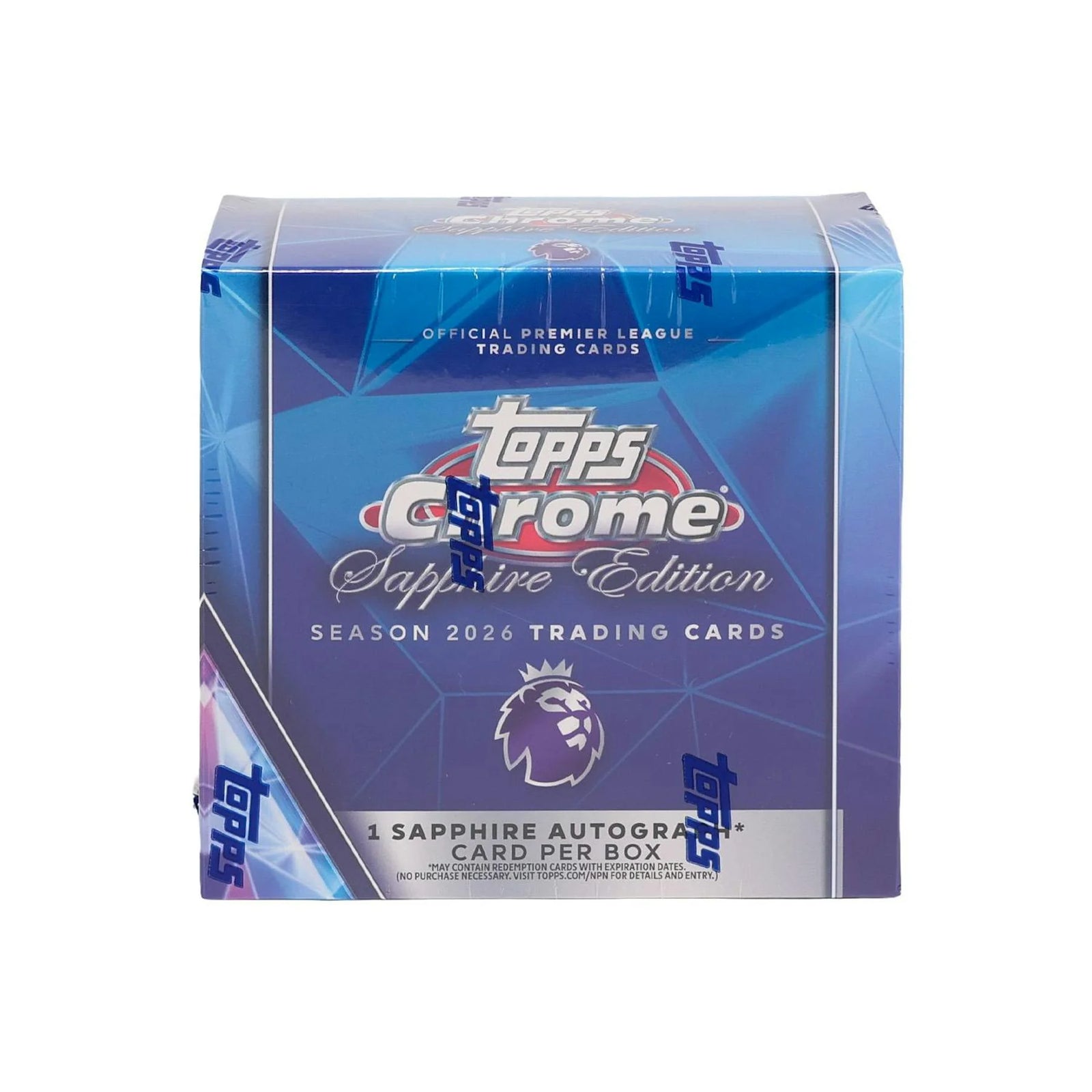 DRAFT - 2026 Topps Chrome Premier League Sapphire Edition Box