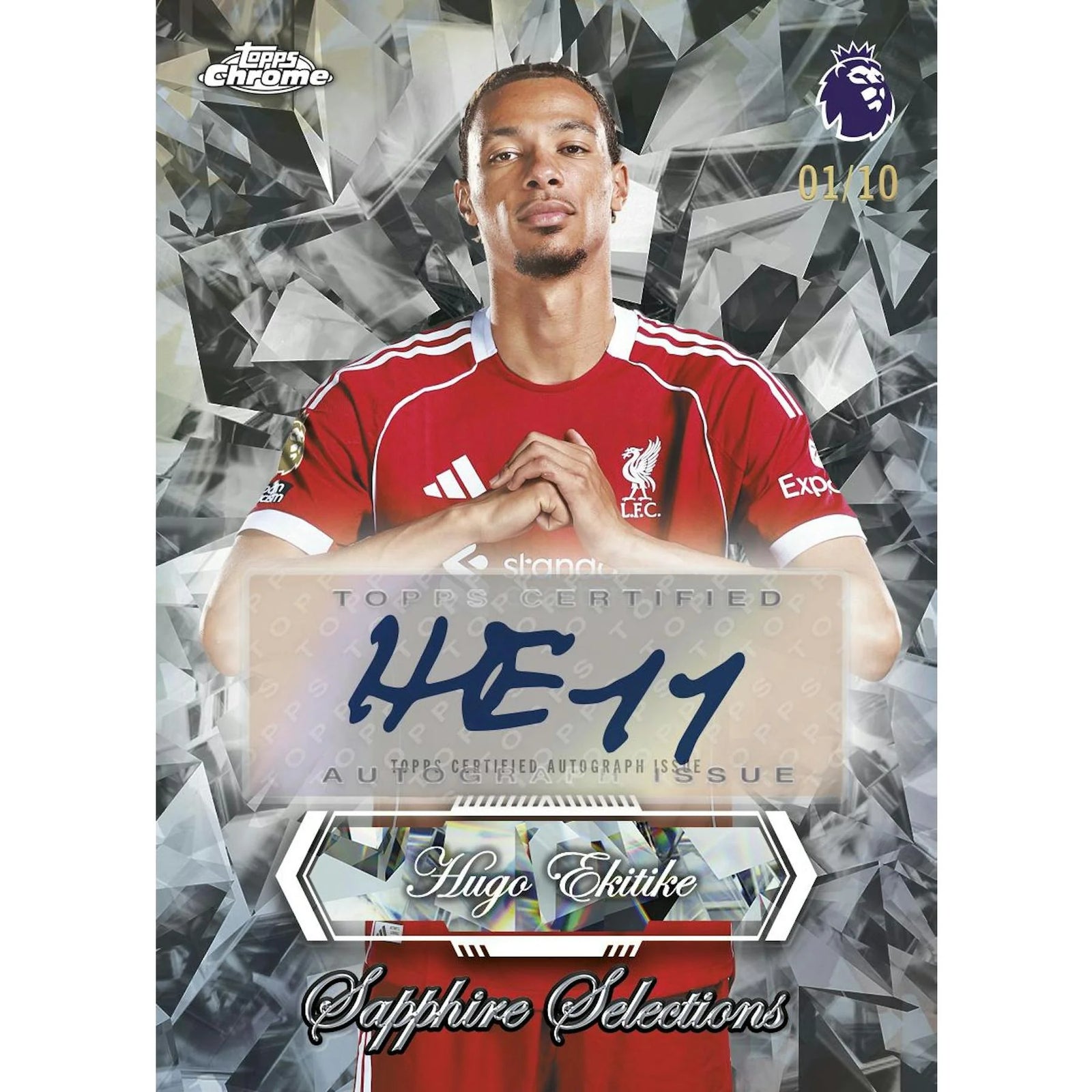 DRAFT - 2026 Topps Chrome Premier League Sapphire Edition Box