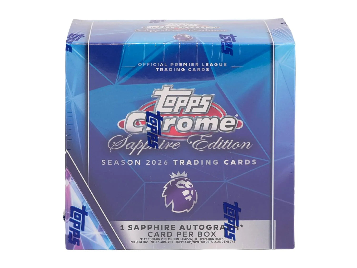 DRAFT - 2026 Topps Chrome Premier League Sapphire Edition Box