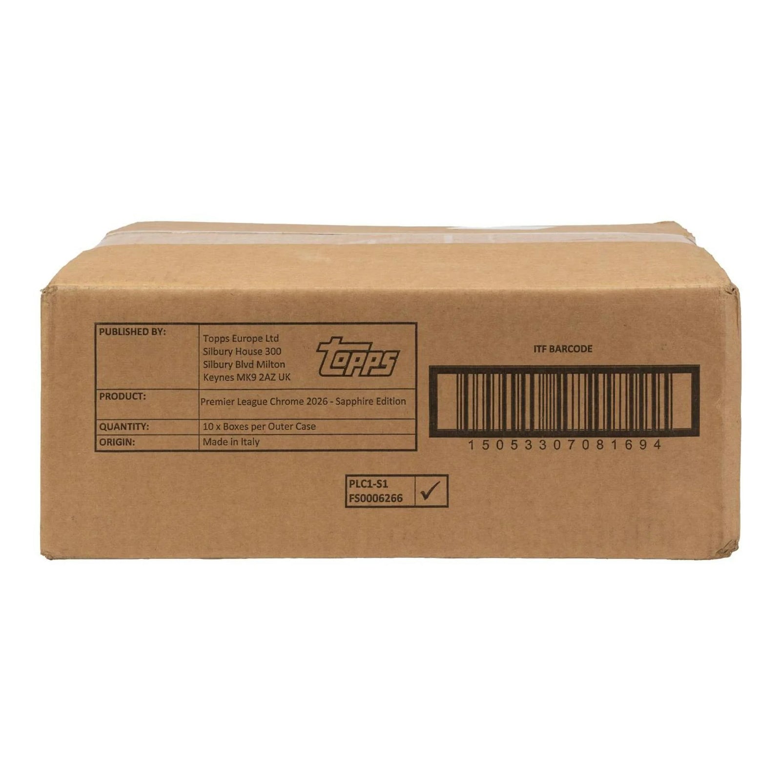 DRAFT - 2026 Topps Chrome Premier League Sapphire Edition 10-Box Case