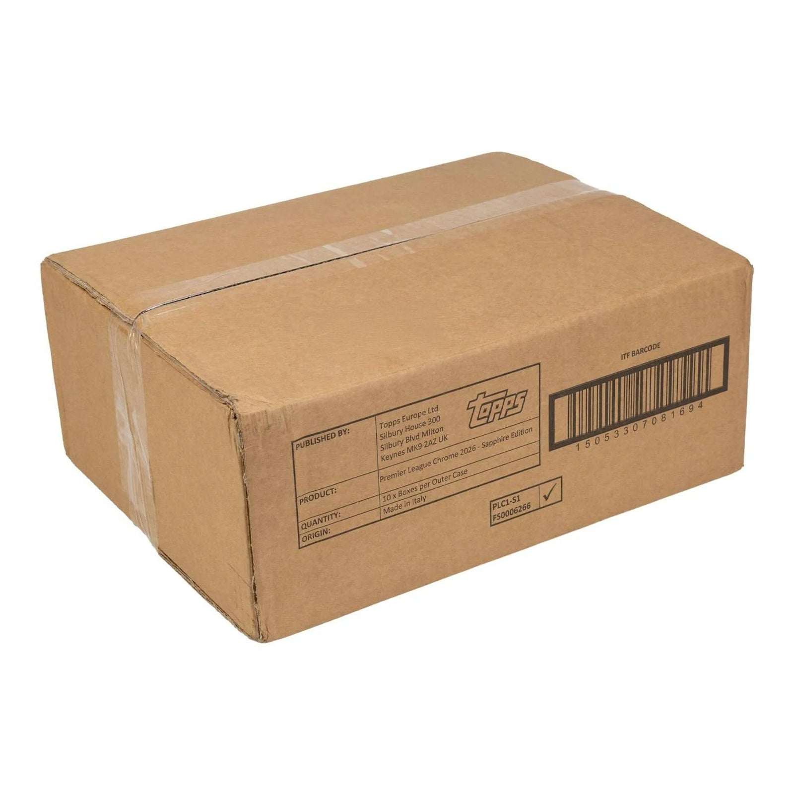 DRAFT - 2026 Topps Chrome Premier League Sapphire Edition 10-Box Case