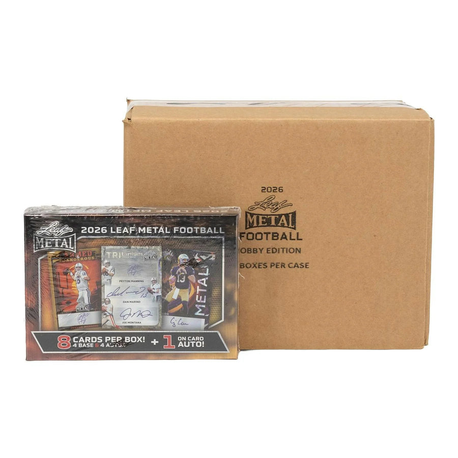 DRAFT - New 2026 Leaf Metal Football Hobby 10-Box Case