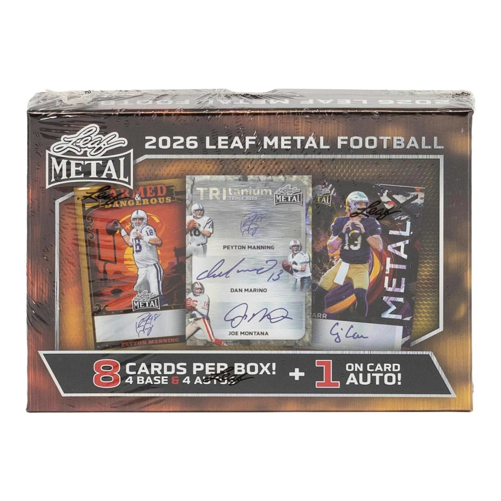 DRAFT - New 2026 Leaf Metal Football Hobby 10-Box Case