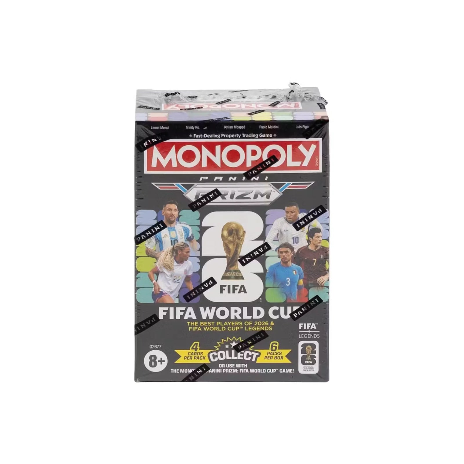 DRAFT - 2026 Panini Prizm Monopoly FIFA World Cup Soccer Blaster Box | Millionaire Black Inserts