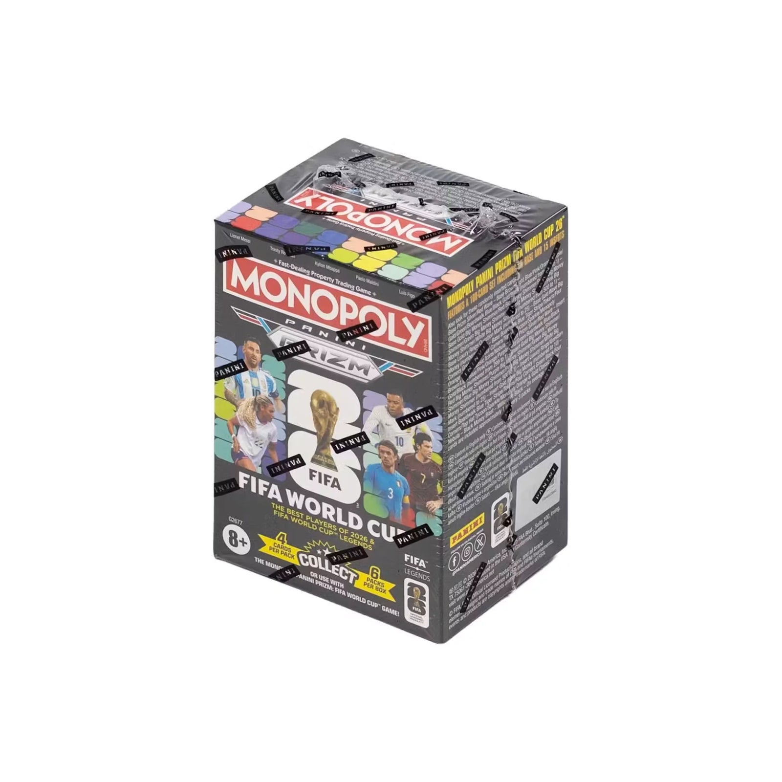 DRAFT - 2026 Panini Prizm Monopoly FIFA World Cup Soccer Blaster Box | Millionaire Black Inserts