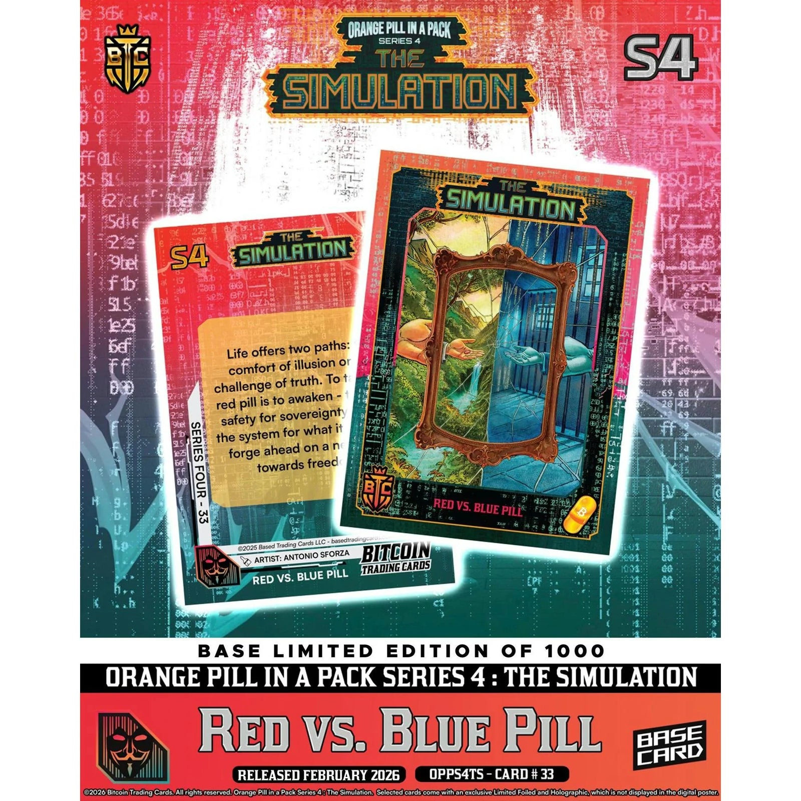 DRAFT - 2026 Based Trading Cards Series 4 The Simulation Hobby 8-Box Case | dacardworld:BVED0Y29JU