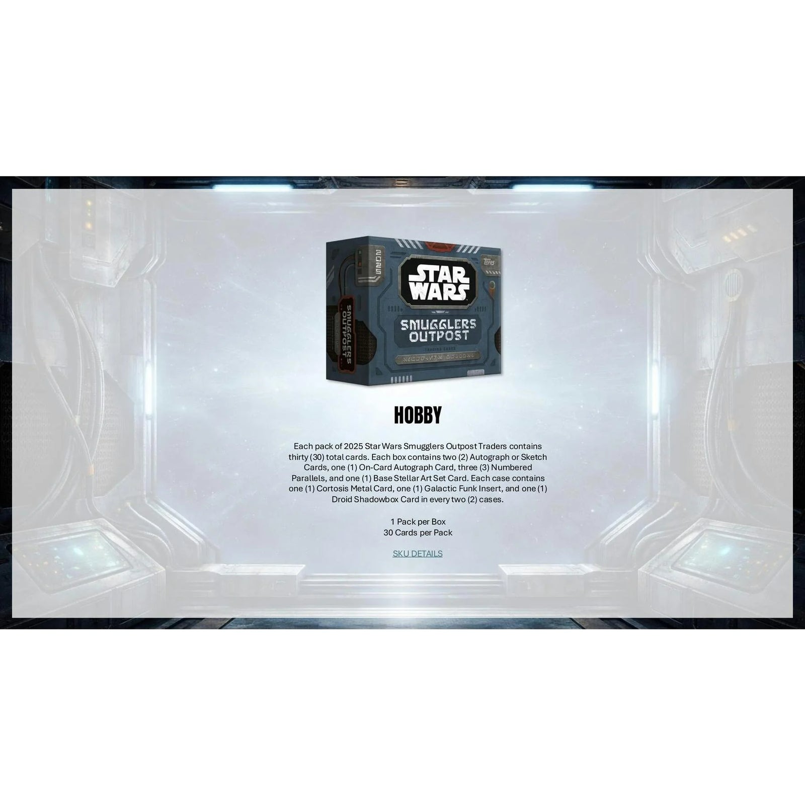 DRAFT - 2025 Topps Star Wars Smugglers Outpost Hobby 6-Box Case