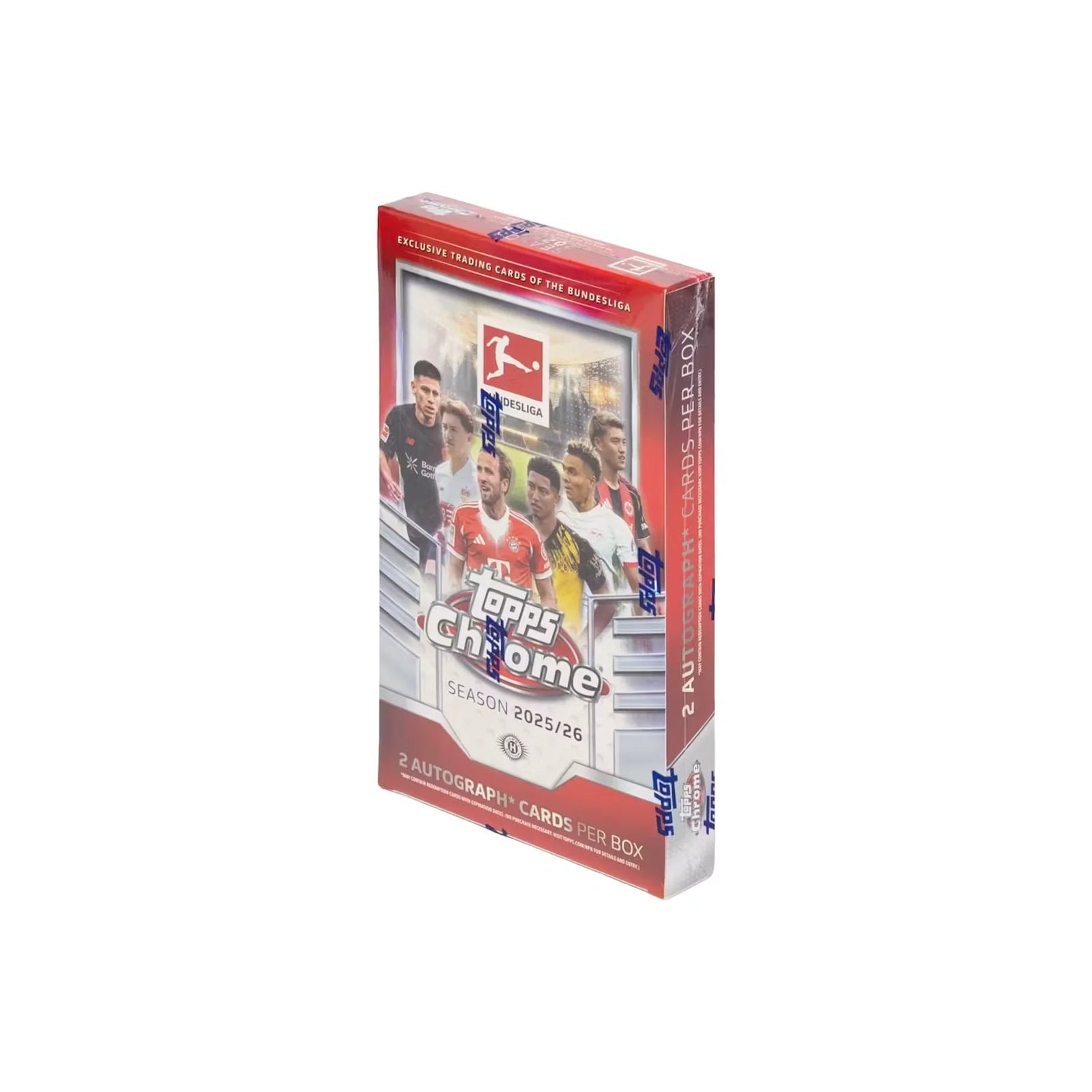 2025 26 Topps Chrome Bundesliga Soccer Hobby Box (Ships Sealed Only)