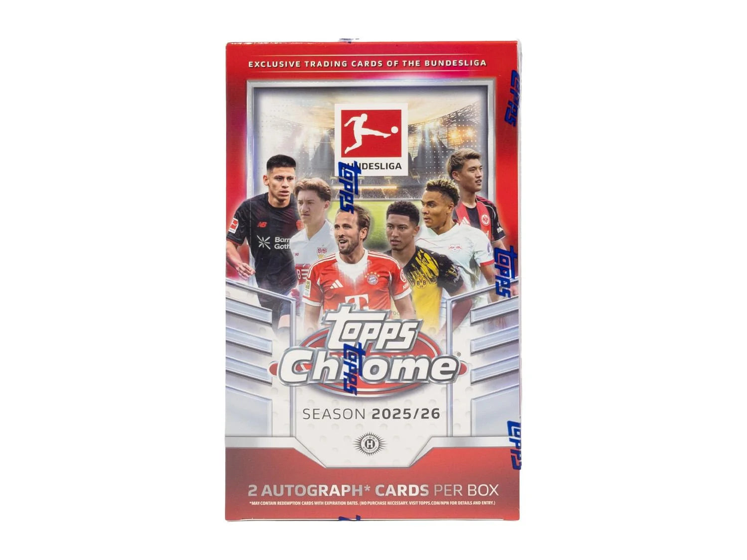 2025 26 Topps Chrome Bundesliga Soccer Hobby Box (Ships Sealed Only)