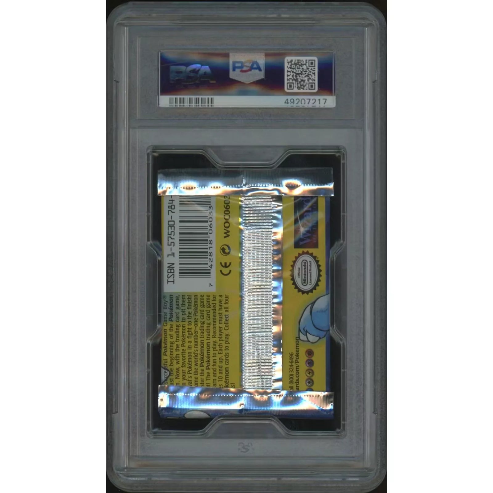 Pokemon Base Set 1st Edition Shadowless Booster Pack | Blastoise Art PSA 9