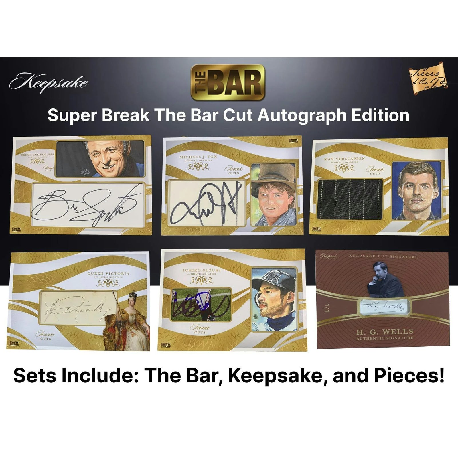 DRAFT - 2026 Keepsake The Bar Cut Autograph Hobby Box | Entertainment Cards