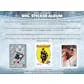 DRAFT - New 2022/23 Topps NHL Hockey Sticker Collection 16-Box Case