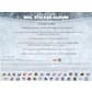 DRAFT - New 2022/23 Topps NHL Hockey Sticker Collection 16-Box Case