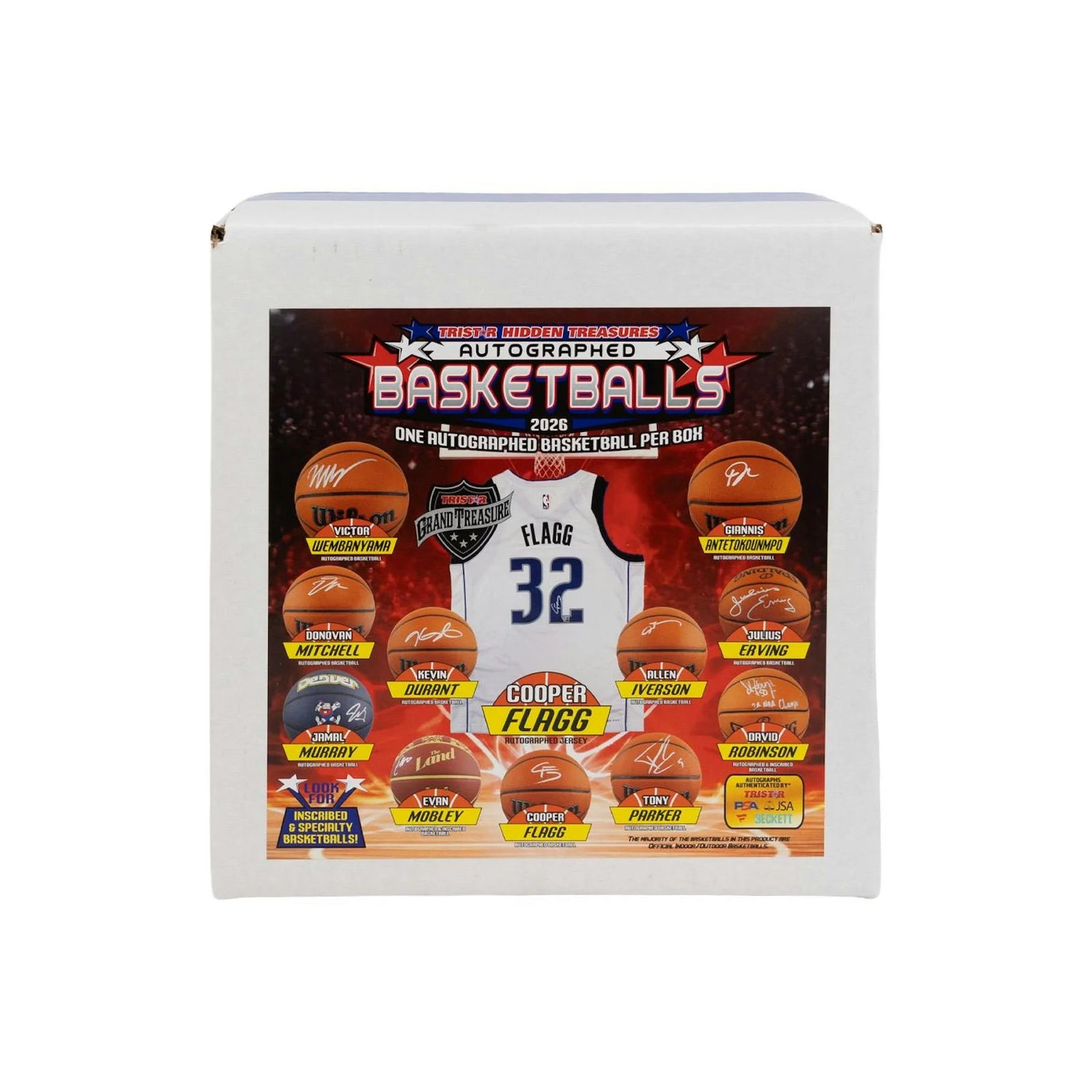 DRAFT - New 2026 TriStar Hidden Treasures Autographed Basketballs Hobby Box