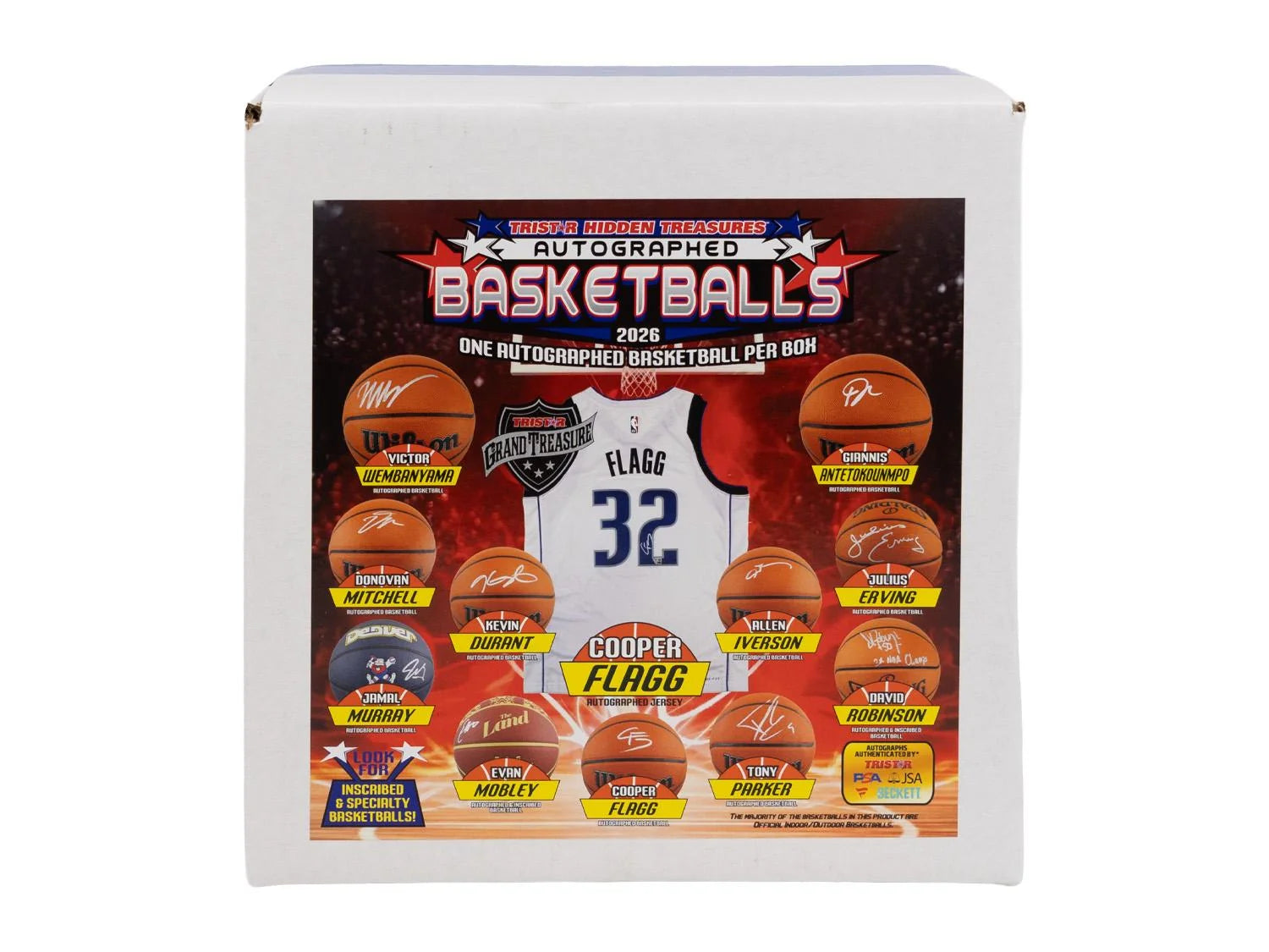 DRAFT - New 2026 TriStar Hidden Treasures Autographed Basketballs Hobby Box