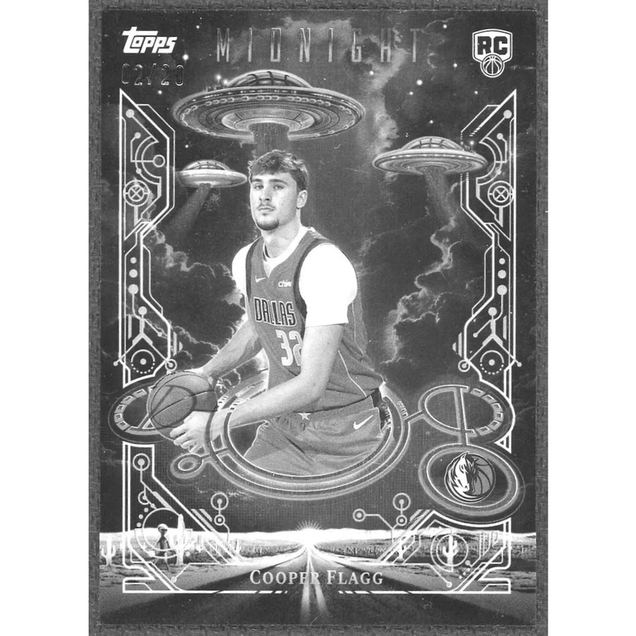 Cooper Flagg 2025-26 Topps Midnight Daydreamers Equinox Card | Rookie