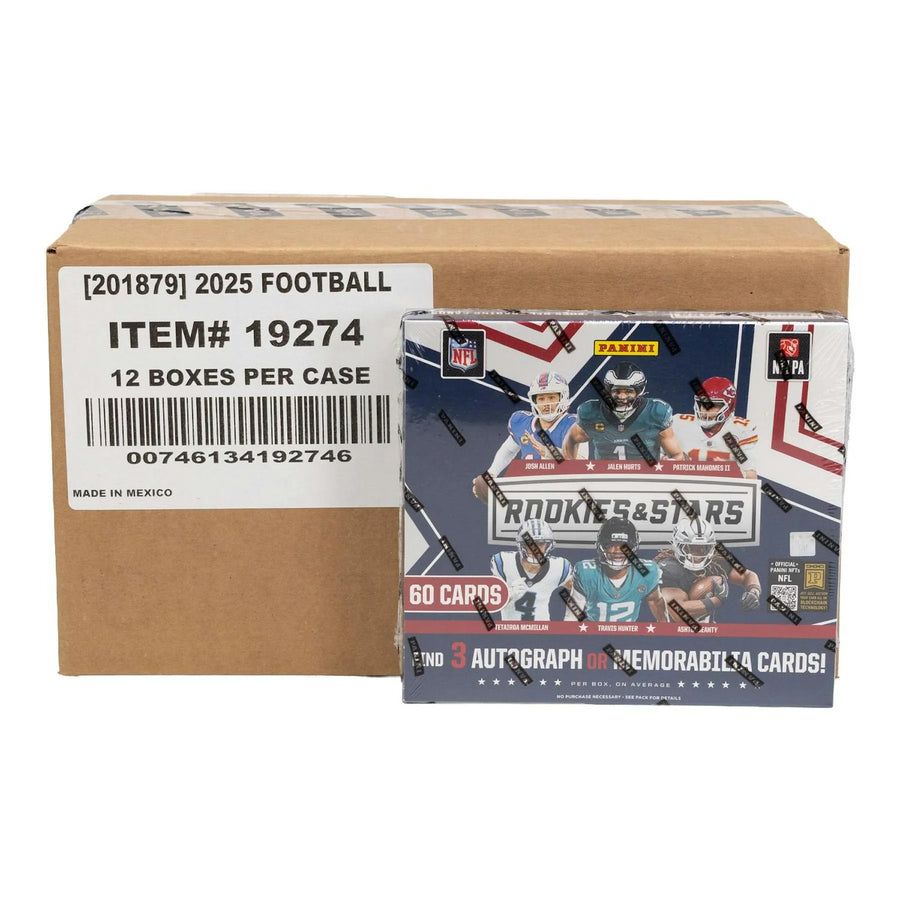 DRAFT - 2025 Panini Rookies & Stars Football Hobby Preferred 12-Box Case