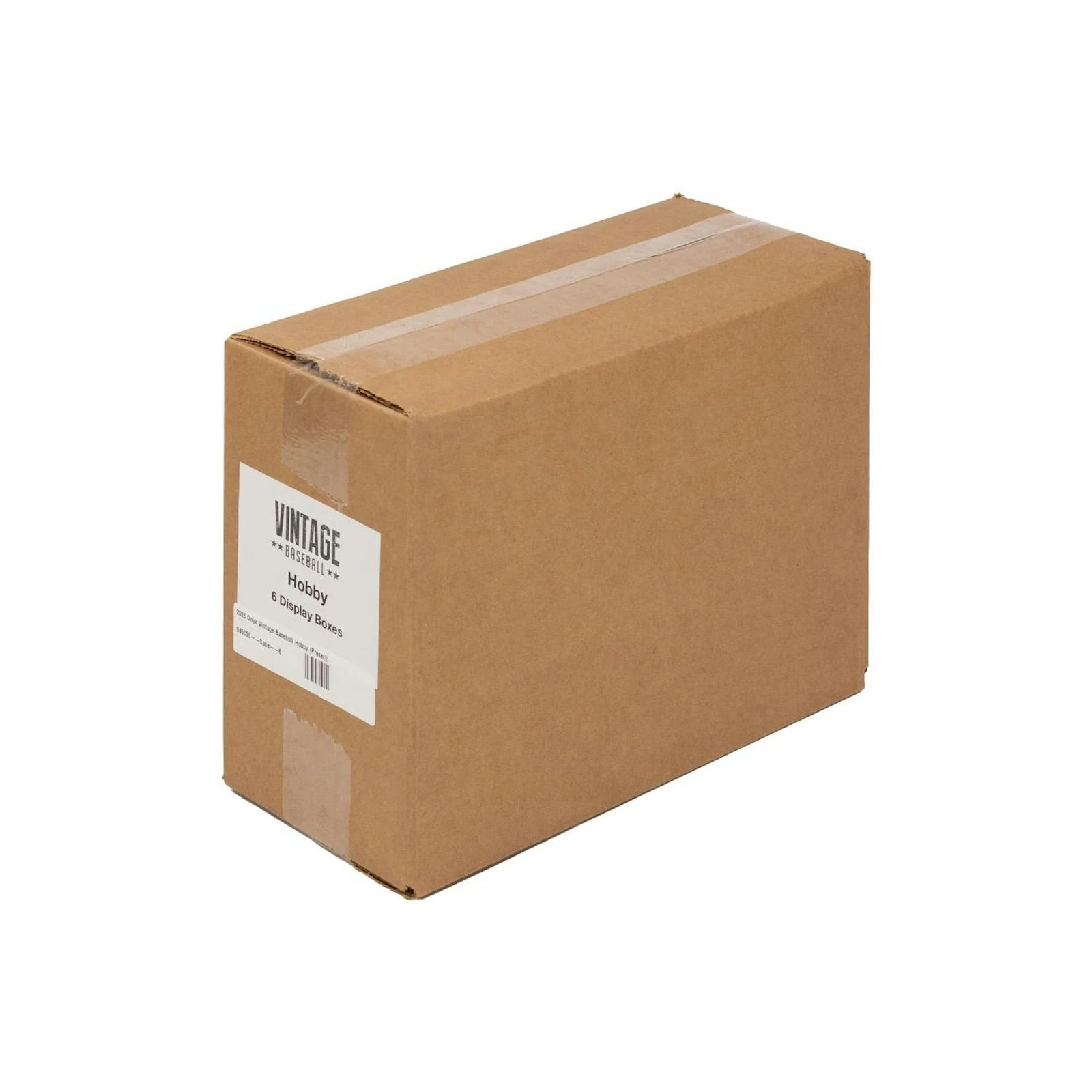 DRAFT - New 2026 Onyx Vintage Baseball Hobby 6-Box Case