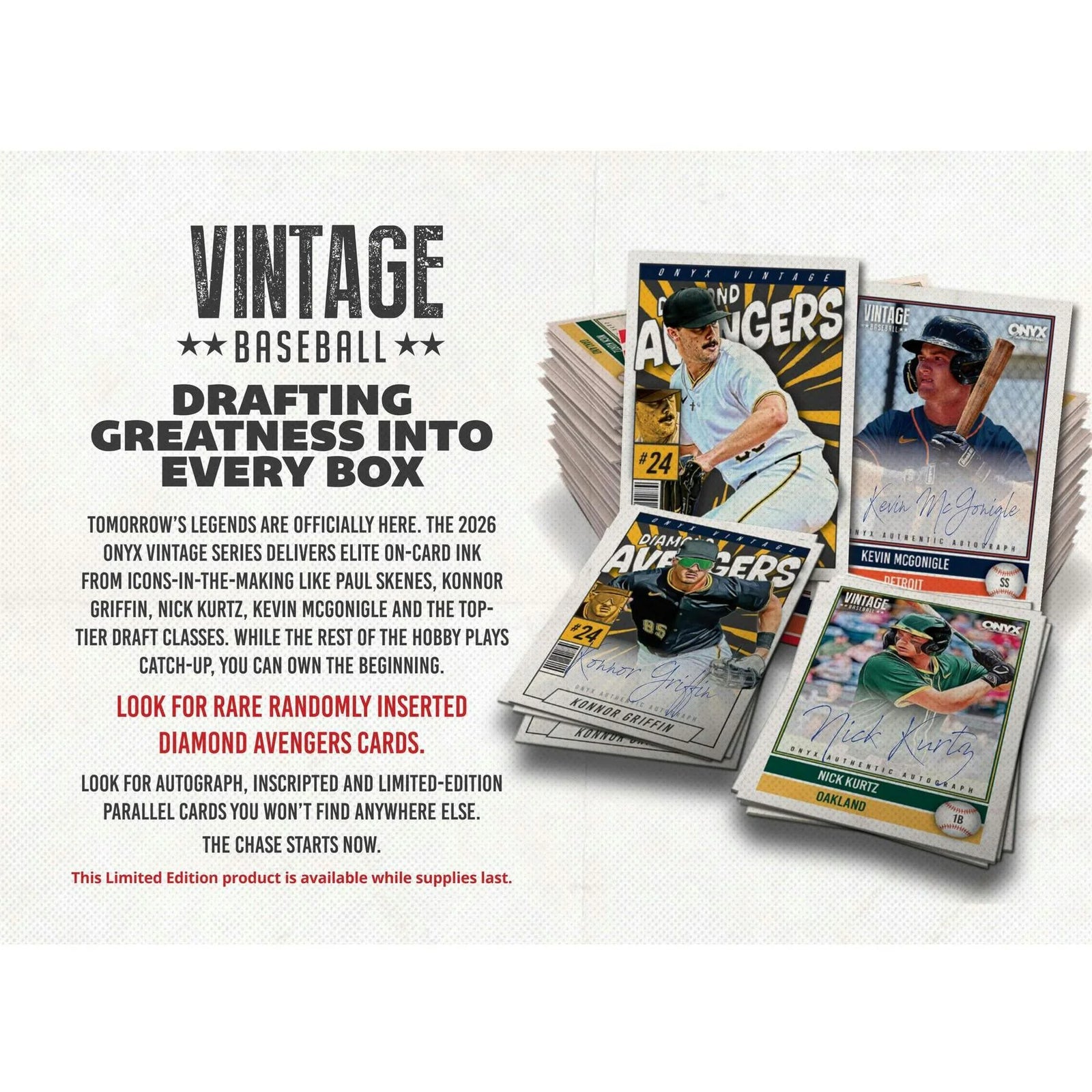 DRAFT - New 2026 Onyx Vintage Baseball Mega 6-Box Case