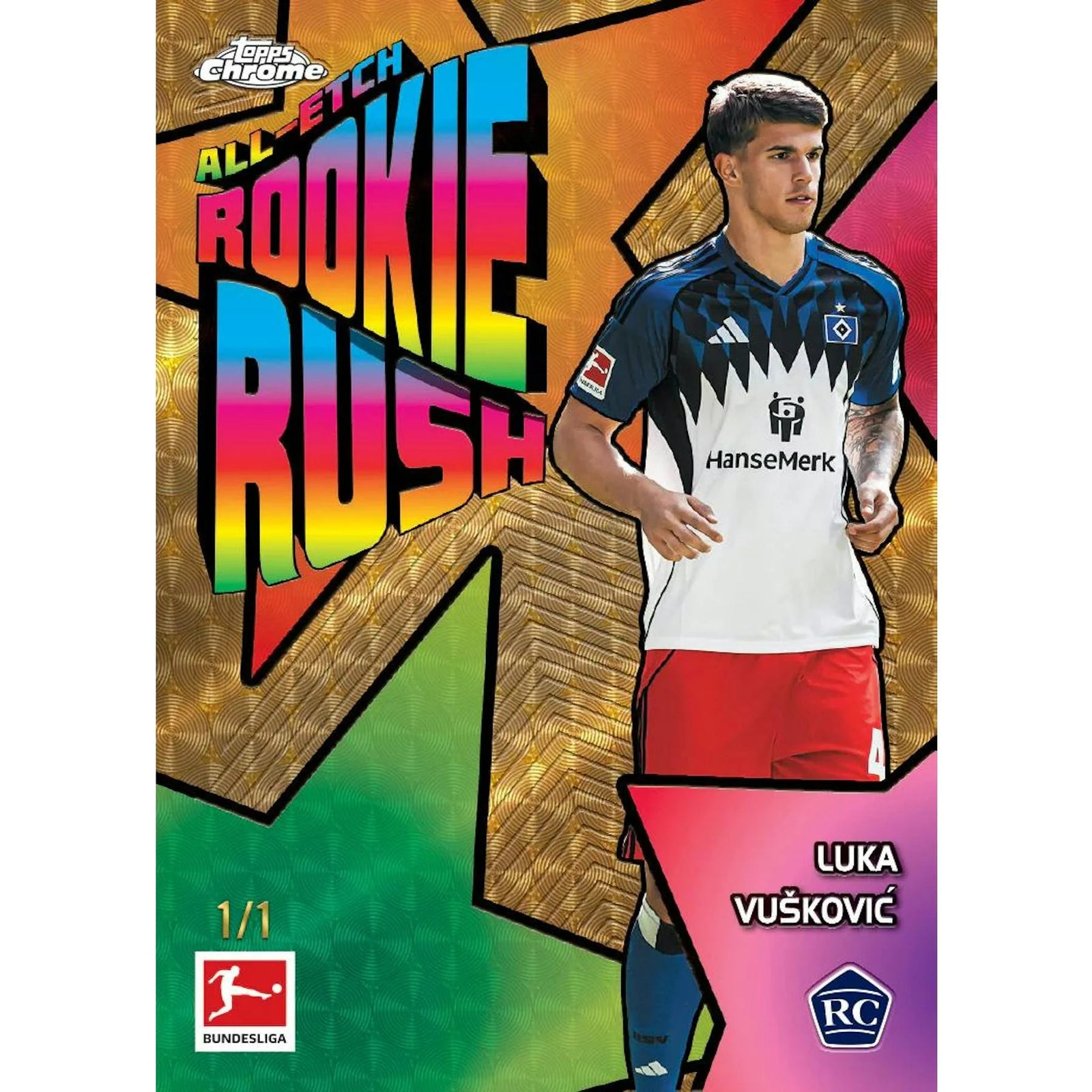DRAFT - Just In 2025/26 Topps Chrome Bundesliga Soccer Blaster Box