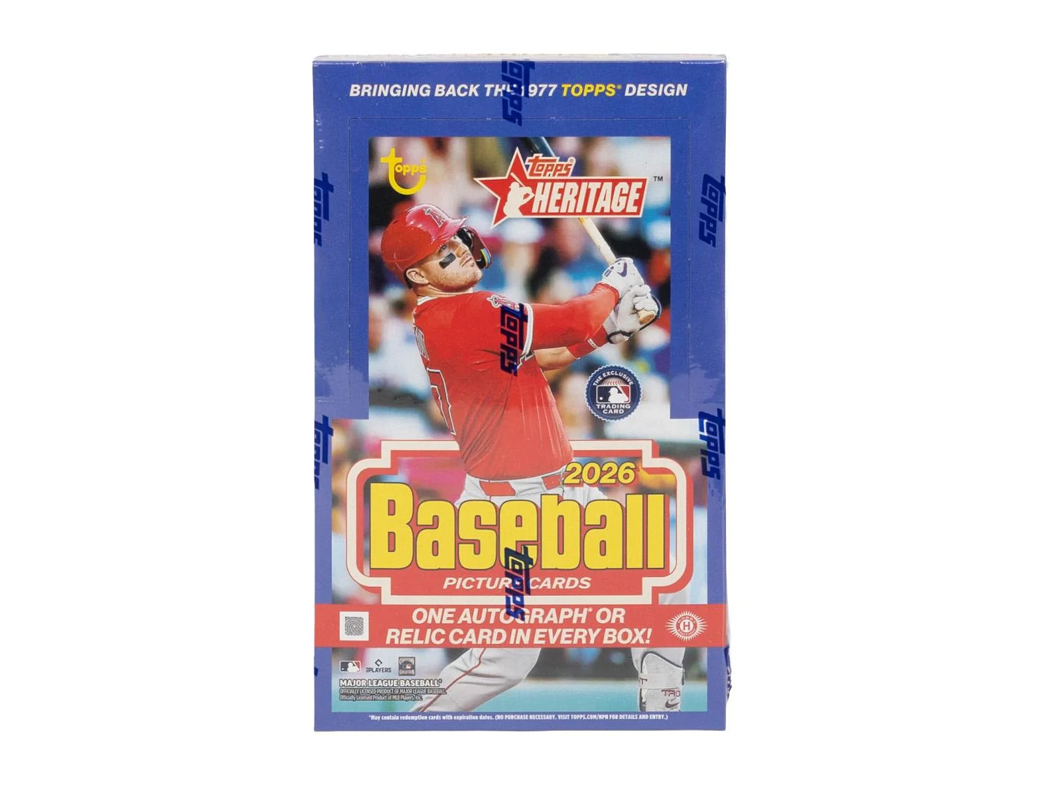 DRAFT - 2026 Topps Heritage Baseball Hobby Box $199.95 $179.95 Add to Cart