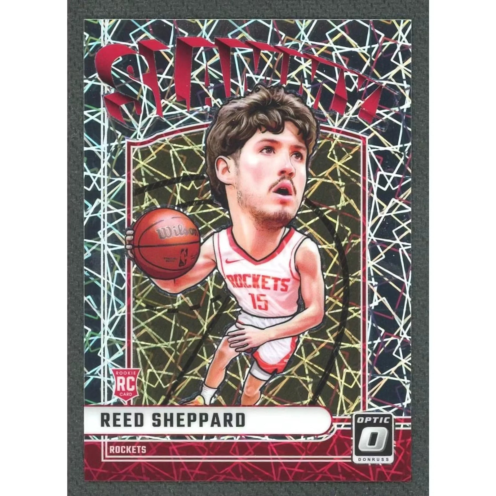Reed Sheppard 2024-25 Panini Donruss Optic Slammy Rookie