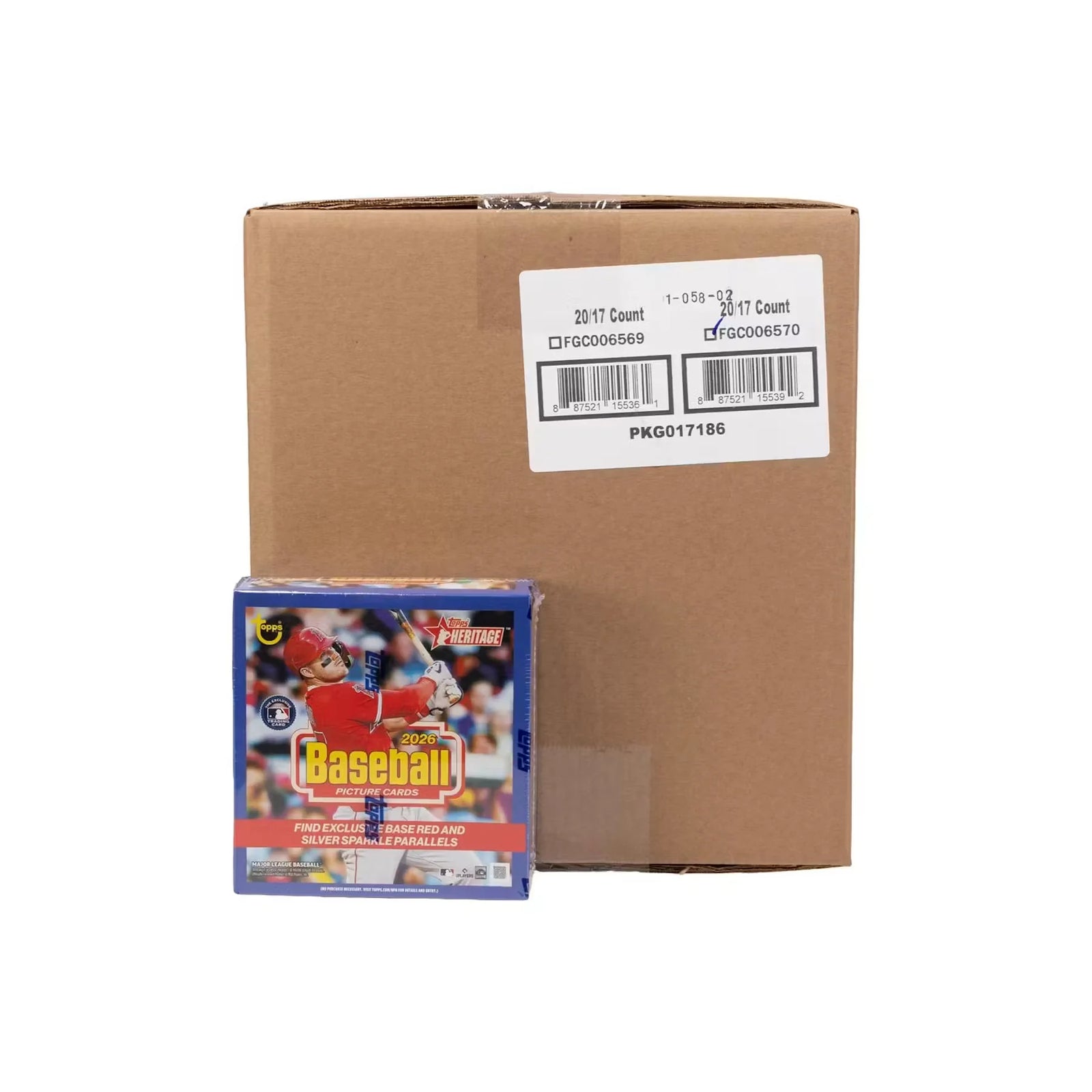 DRAFT - 2026 Topps Heritage Baseball Mega 20-Box Case | 20 Boxes
