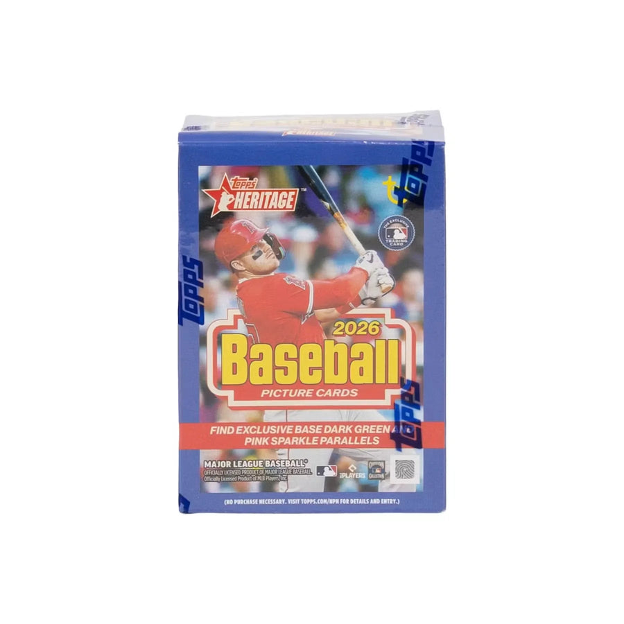 DRAFT - 2026 Topps Heritage Baseball Blaster Box