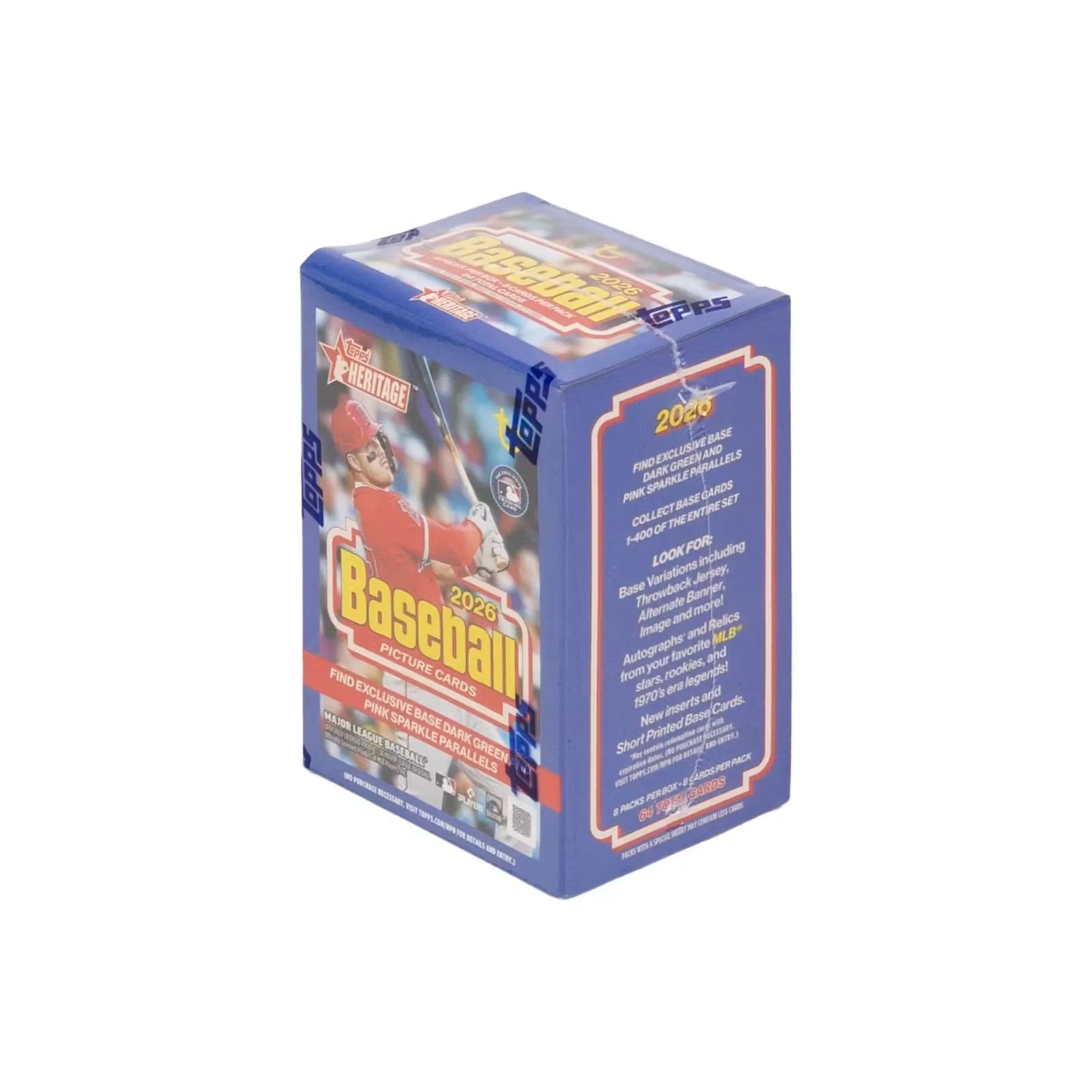 DRAFT - 2026 Topps Heritage Baseball Blaster Box