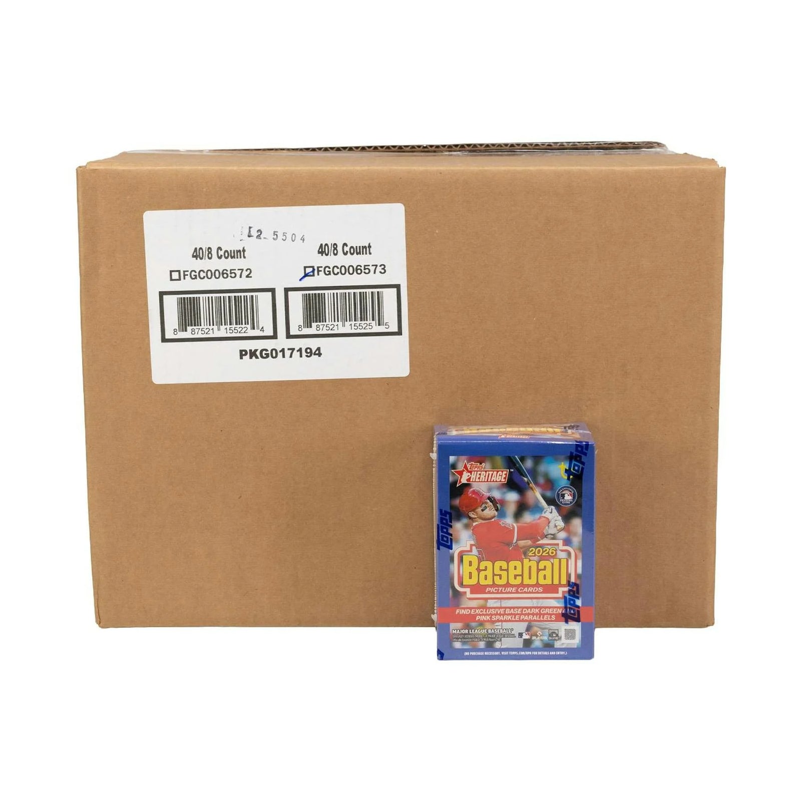 DRAFT - New 2026 Topps Heritage Baseball Blaster 40-Box Case