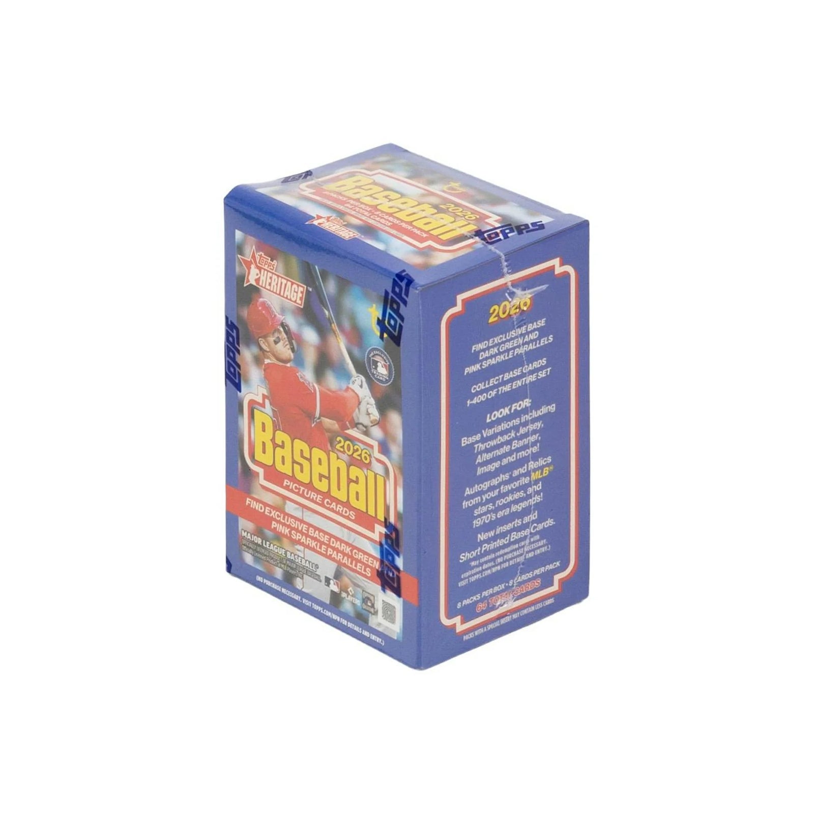 DRAFT - New 2026 Topps Heritage Baseball Blaster 40-Box Case